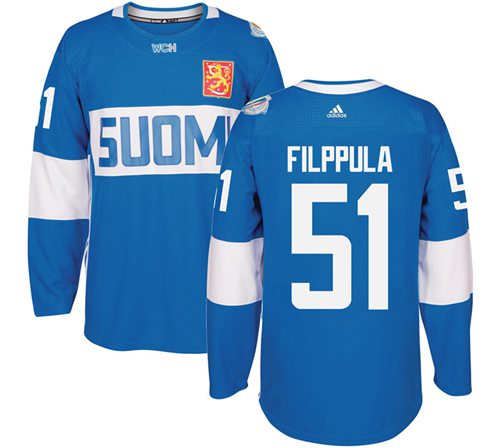 Valtteri Filppula Team Finland blue jersey
