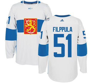 Valtteri Filppula Team Finland white jersey