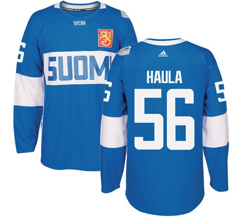 Erik Haula Team Finland blue jersey