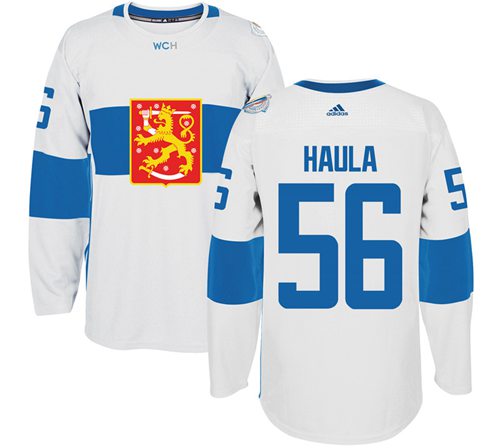 Erik Haula Team Finland white jersey
