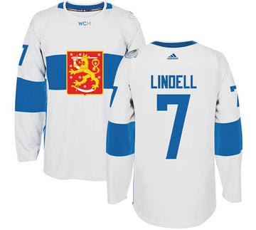 Esa Lindell Team Finland white jersey