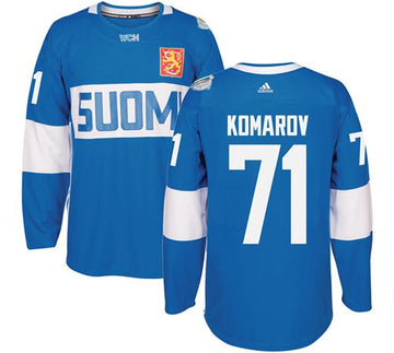 Leo Komarov Team Finland blue jersey