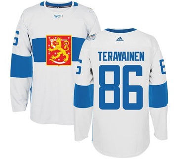 Teuvo Teravainen Team Finland white jersey