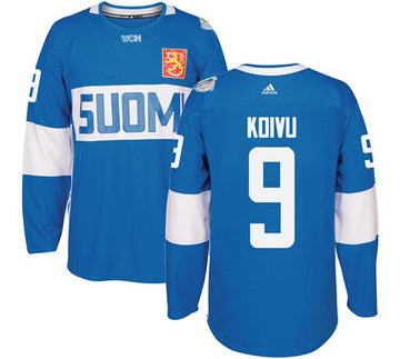 Mikko Koivu Team Finland blue jersey