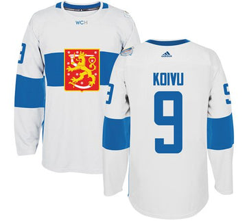 Mikko Koivu Team Finland white jersey