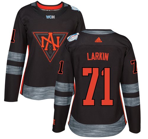 Dylan Larkin Team North America black jersey