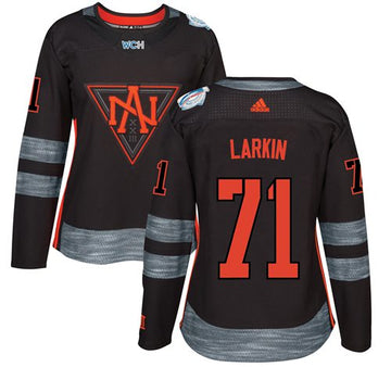 Dylan Larkin Team North America black jersey
