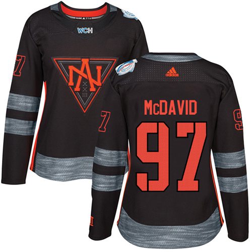 Connor McDavid Team North America black jersey