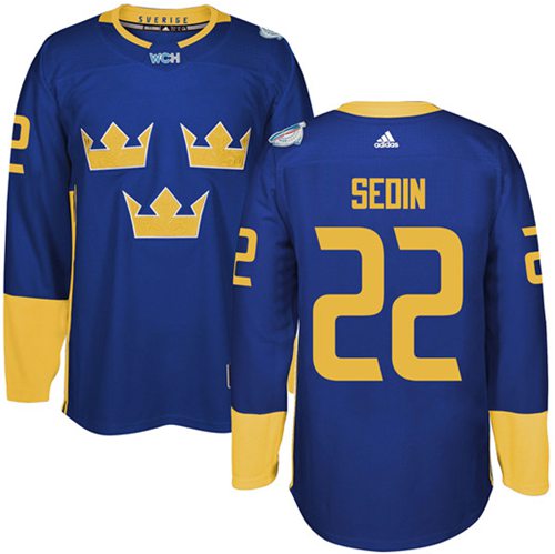 Daniel Sedin Team Sweden blue jersey