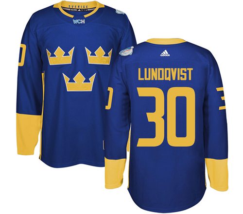 Henrik Lundqvist Team Sweden blue jersey