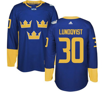 Henrik Lundqvist Team Sweden blue jersey