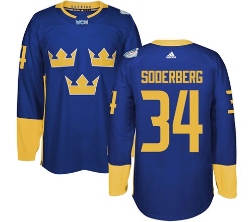 Carl Soderberg Team Sweden blue jersey
