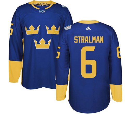 Anton Stralman Team Sweden blue jersey