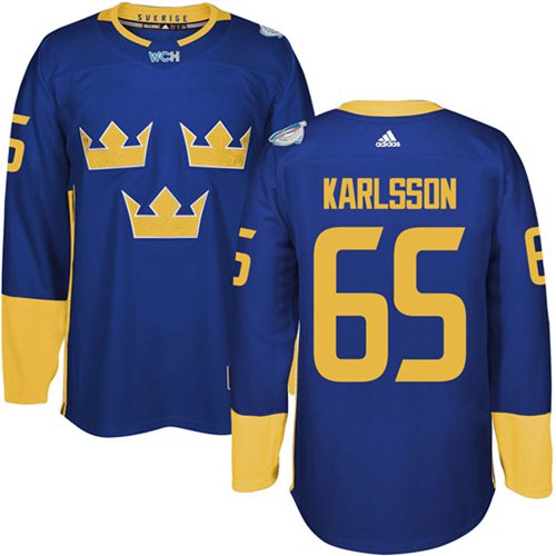 Erik Karlsson Team Sweden blue jersey