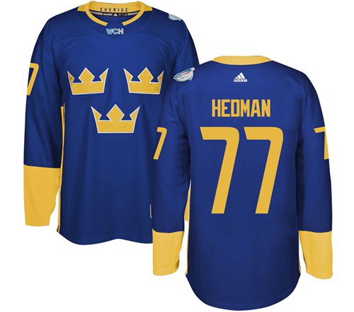 Victor Hedman Team Sweden blue jersey