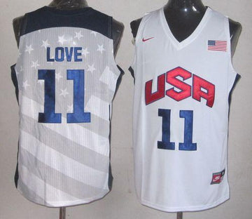 Kevin Love USA Basketball white jersey
