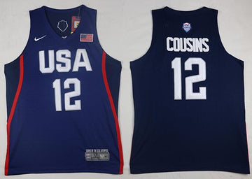 DeMarcus Cousins USA Basketball navy jersey
