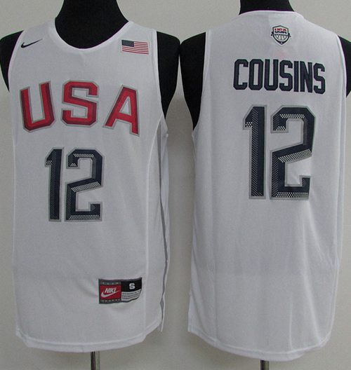 DeMarcus Cousins USA Basketball white jersey
