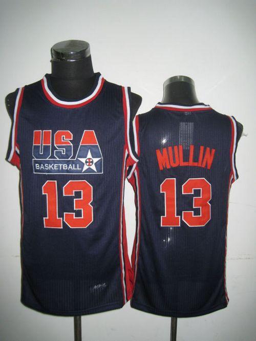 Chris Mullin USA Basketball blue Retro jersey