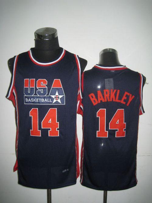 Charles Barkley USA Basketball blue Retro jersey