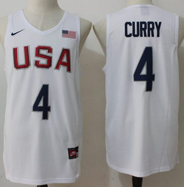 Stephen Curry USA Basketball white jersey
