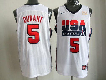 Kevin Durant USA Basketball white Retro jersey