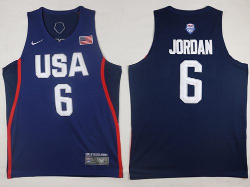 DeAndre Jordan USA Basketball navy jersey