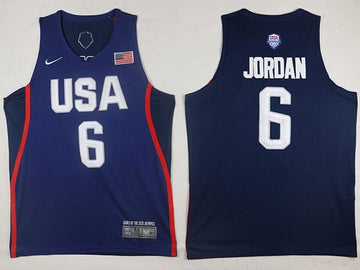 DeAndre Jordan USA Basketball navy jersey