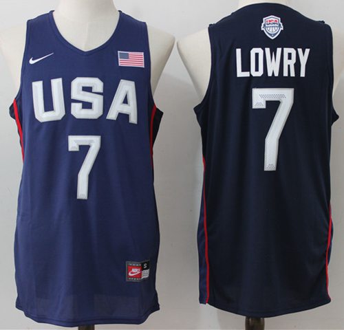 Kyle Lowry USA Basketball navy jersey