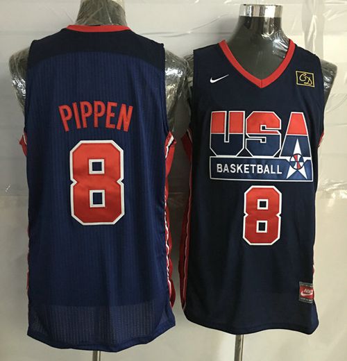 Scottie Pippen USA Basketball blue Retro jersey