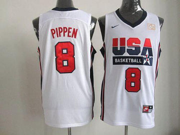 Scottie Pippen USA Basketball white Retro jersey