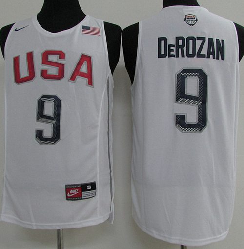 DeMar DeRozan USA Basketball white jersey