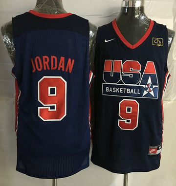 Michael Jordan USA Basketball blue Retro jersey