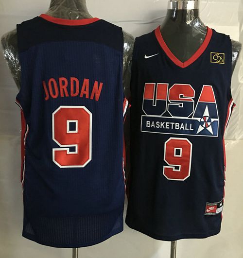 Michael Jordan USA Basketball blue Retro jersey