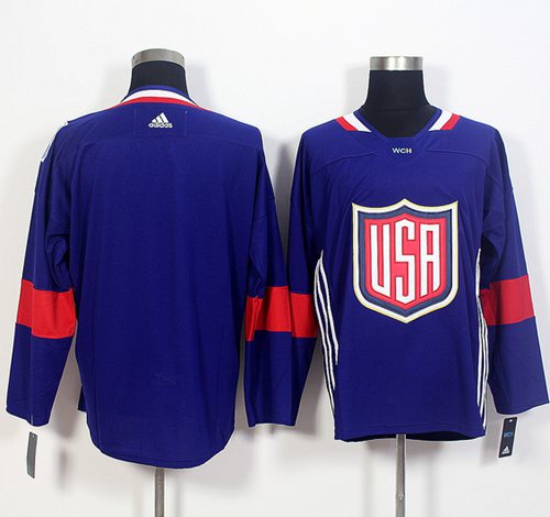 Custom Team USA Hockey navy jersey