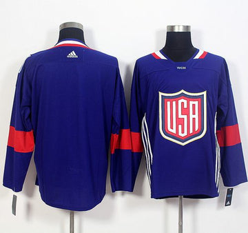 Custom Team USA Hockey navy jersey