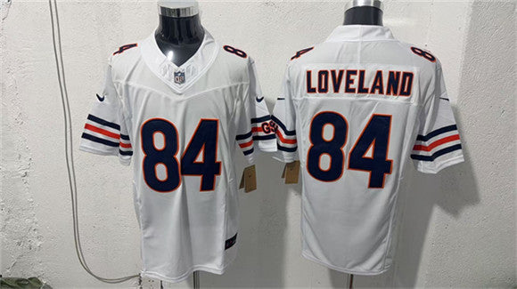 Colston Loveland Chicago Bears white Vapor jersey