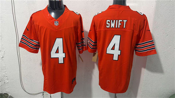 D'Andre Swift Chicago Bears orange Vapor jersey