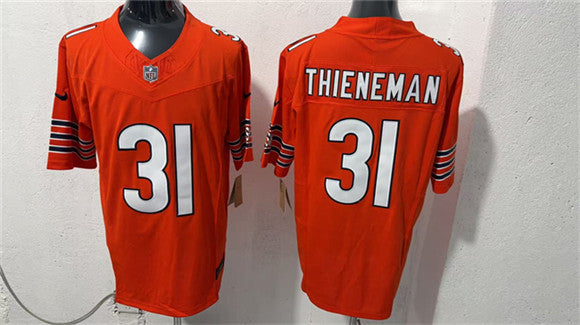 Dillon Thieneman Chicago Bears orange Vapor jersey