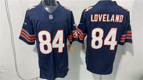 Colston Loveland Chicago Bears navy Vapor jersey