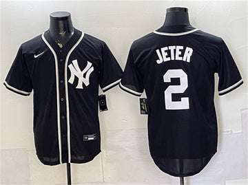 Derek Jeter New York Yankees black Fashion jersey