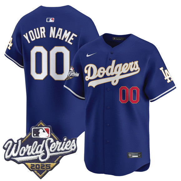 Custom Los Angeles Dodgers royal Vapor jersey