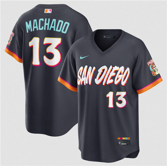 Manny Machado Obsidian San Diego Padres City Connect jersey