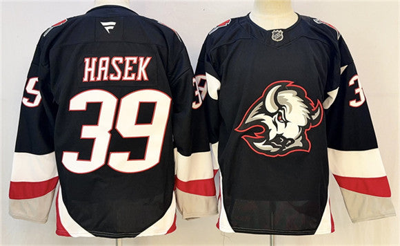 Dominik Hasek Buffalo Sabres black Alternate jersey