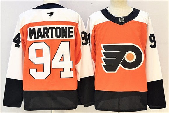 Porter Martone Philadelphia Flyers orange jersey