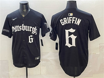Konnor Griffin Pittsburgh Pirates black City Edition jersey