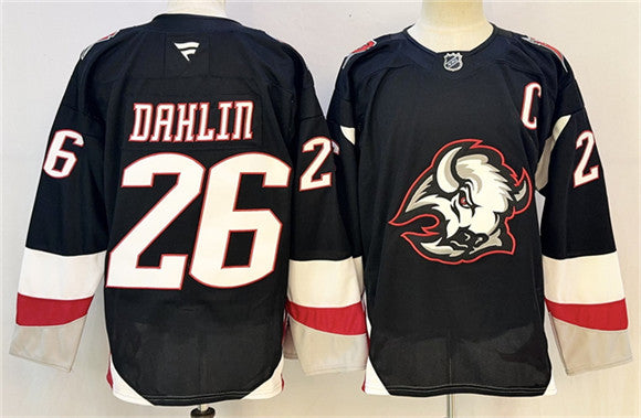 Rasmus Dahlin Buffalo Sabres black Alternate jersey