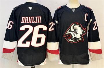 Rasmus Dahlin Buffalo Sabres black Alternate jersey