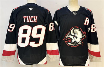 Alex Tuch Buffalo Sabres black Alternate jersey