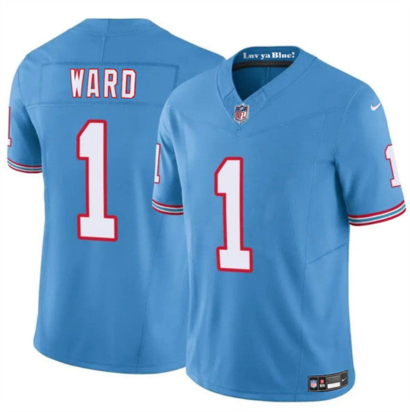 Cameron Ward Tennessee Titans blue FUSE jersey